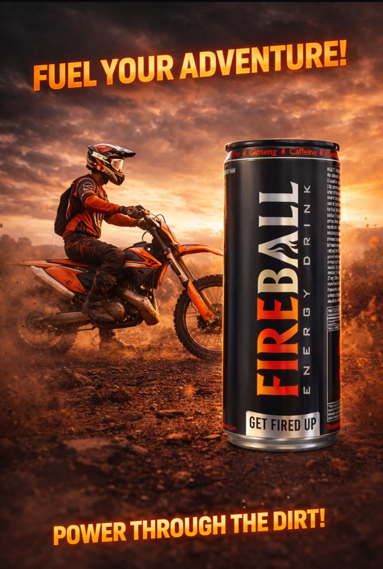 Fireball Energy Drink — Fuel Your Adventure